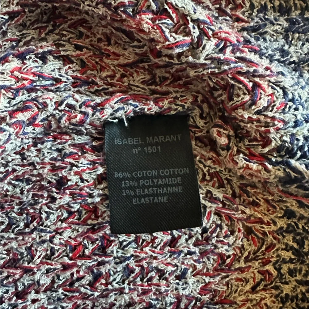 ISABEL MARANT ETOILE Maverick Americana Multi Color Sweater - Size 38 - Picture 9 of 9
